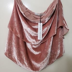 Alice & Olivia Velvet Tank Top